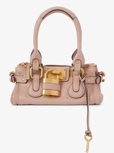 Chloé Paddington padlock studded tote bag
