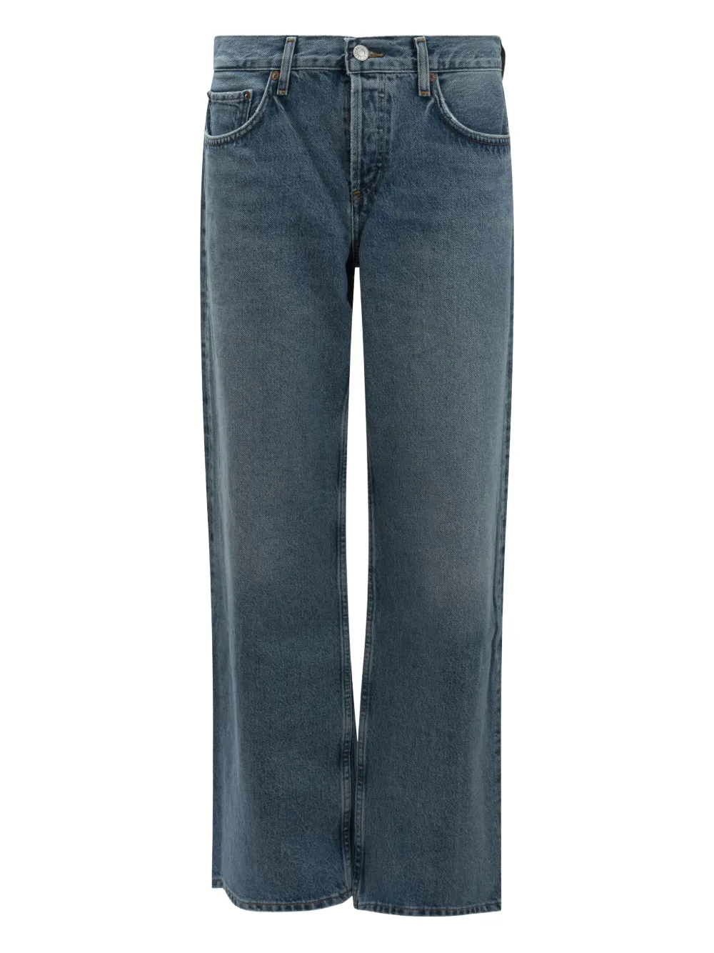 Agolde Five-pocket Jeans In Blue