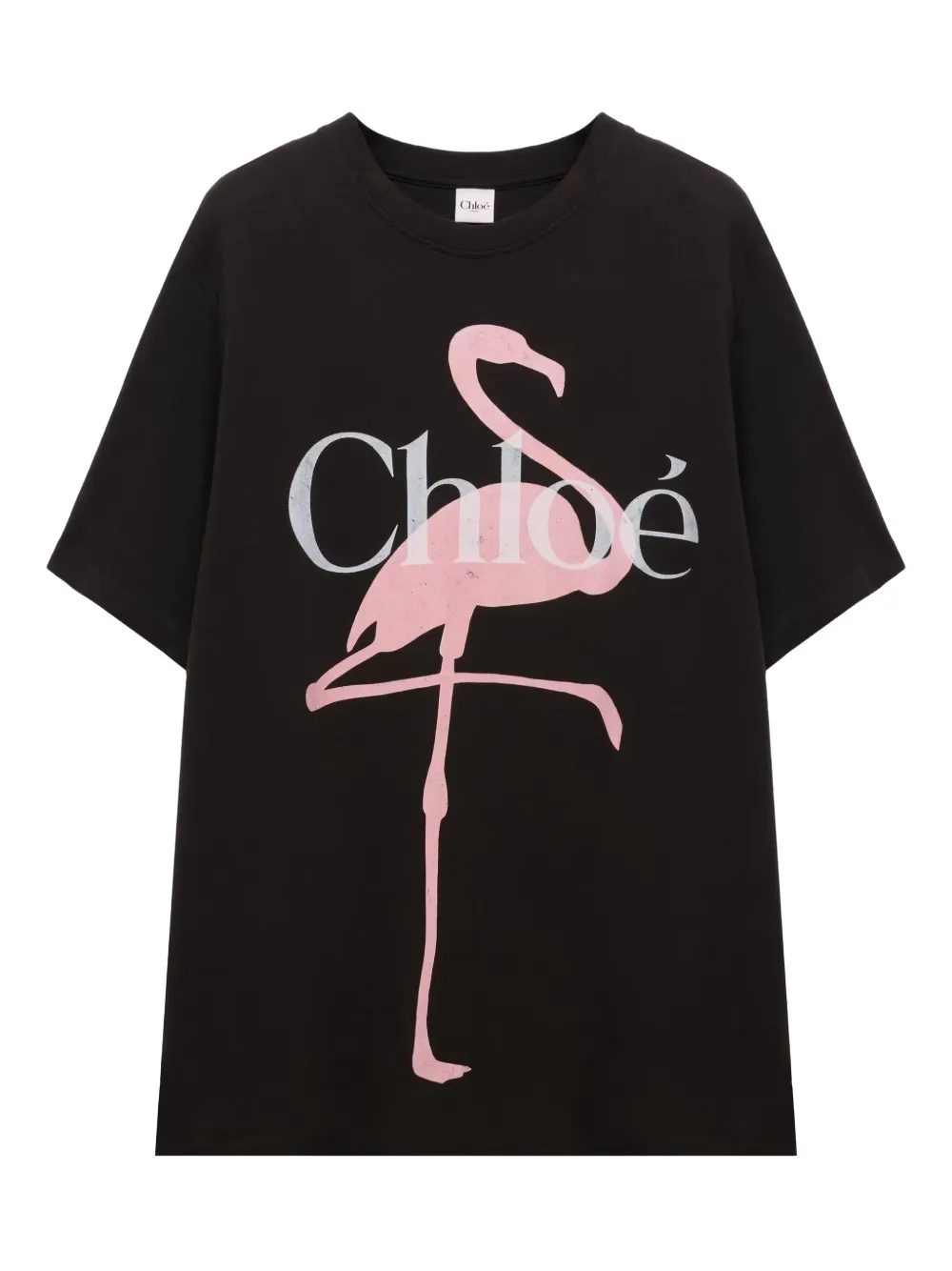 Chloé Baby Fit Logo T-shirt In Cotton Jersey In Black