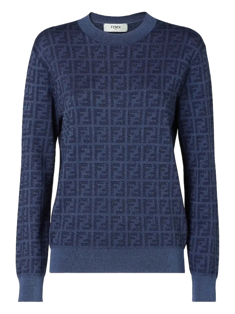 FENDI patterned sweater | Blue | Image 1