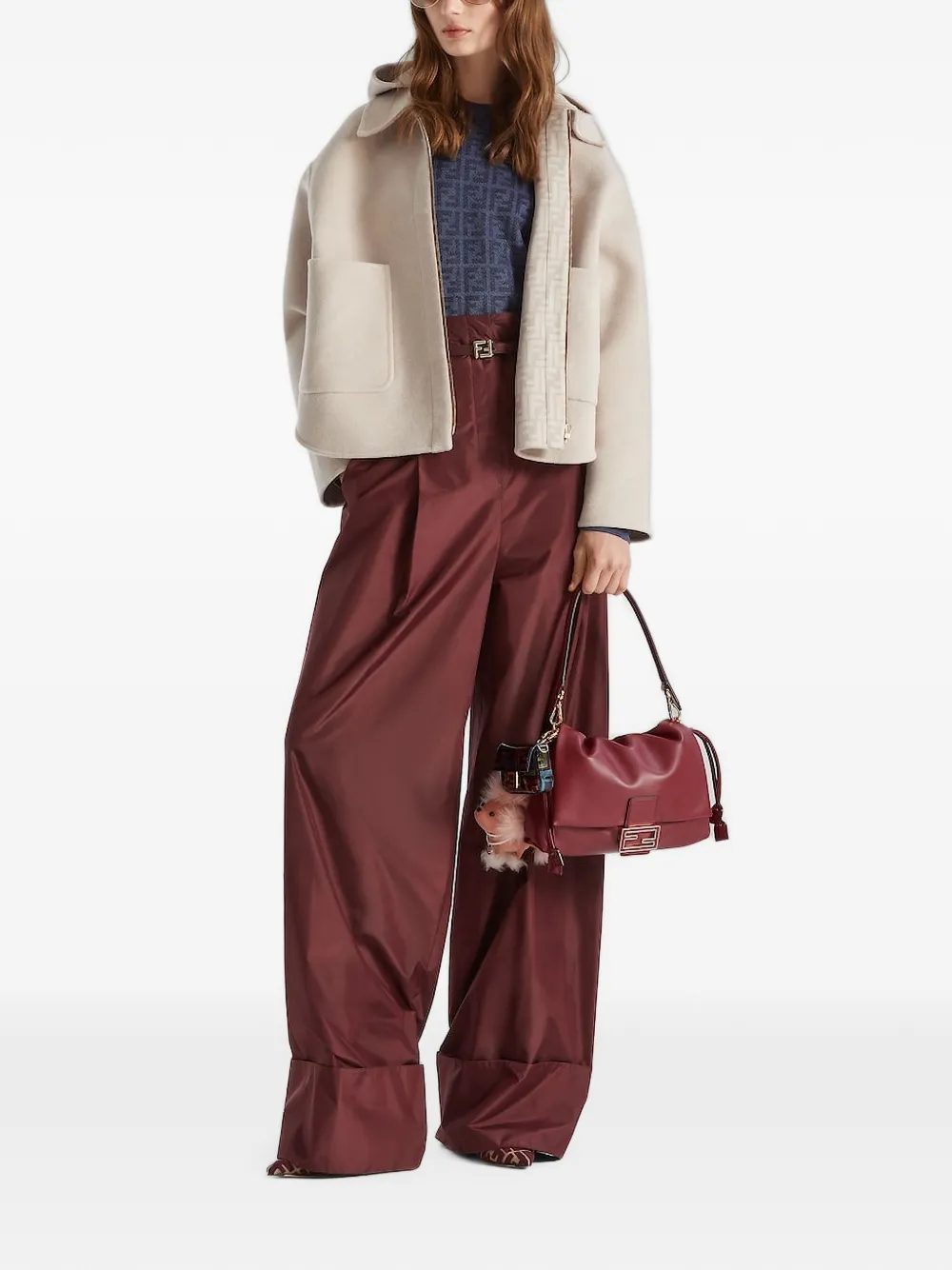 FENDI Trui met patroon Blauw
