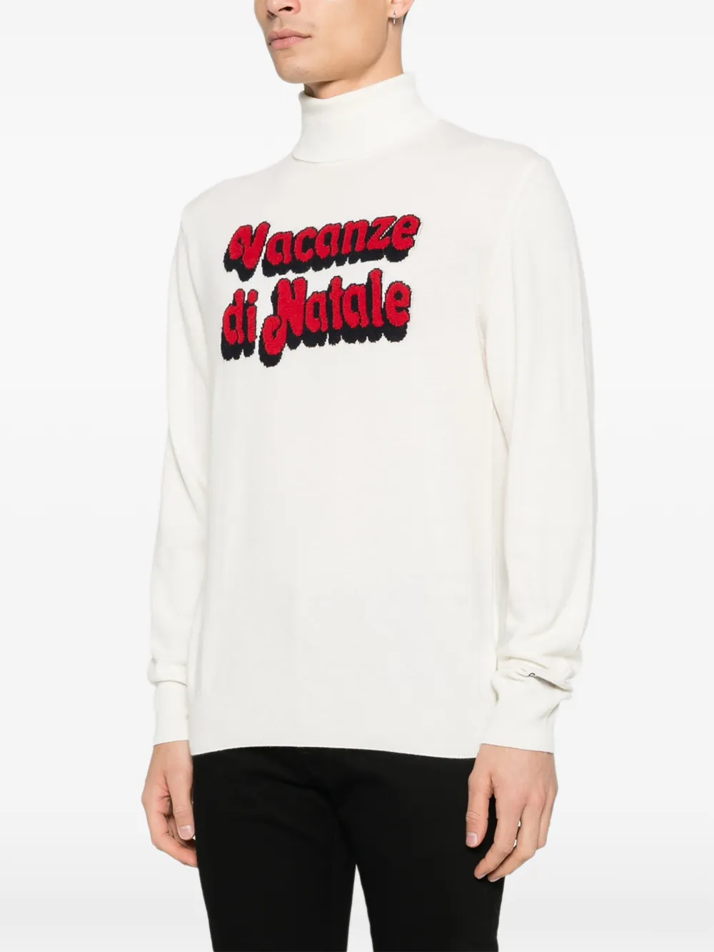  Mc2 Saint Barth Turtleneck Sweater - White 