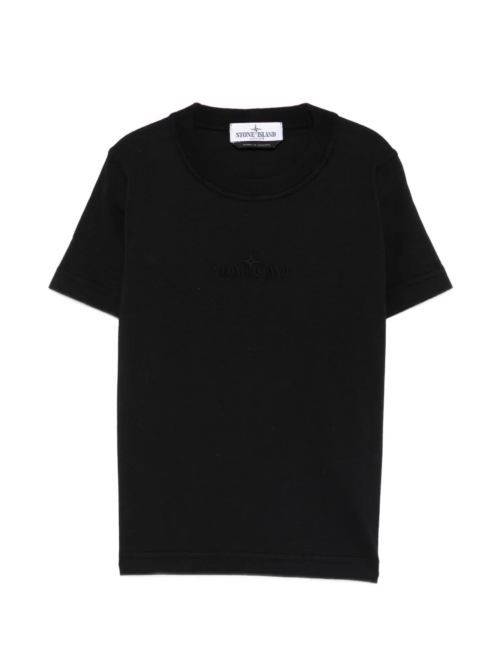 Stone Island Junior crew-neck T-shirt - Nero