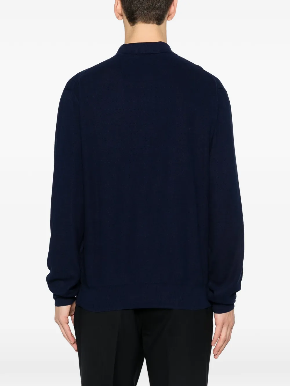 TOM FORD Poloshirt met lange mouwen Blauw