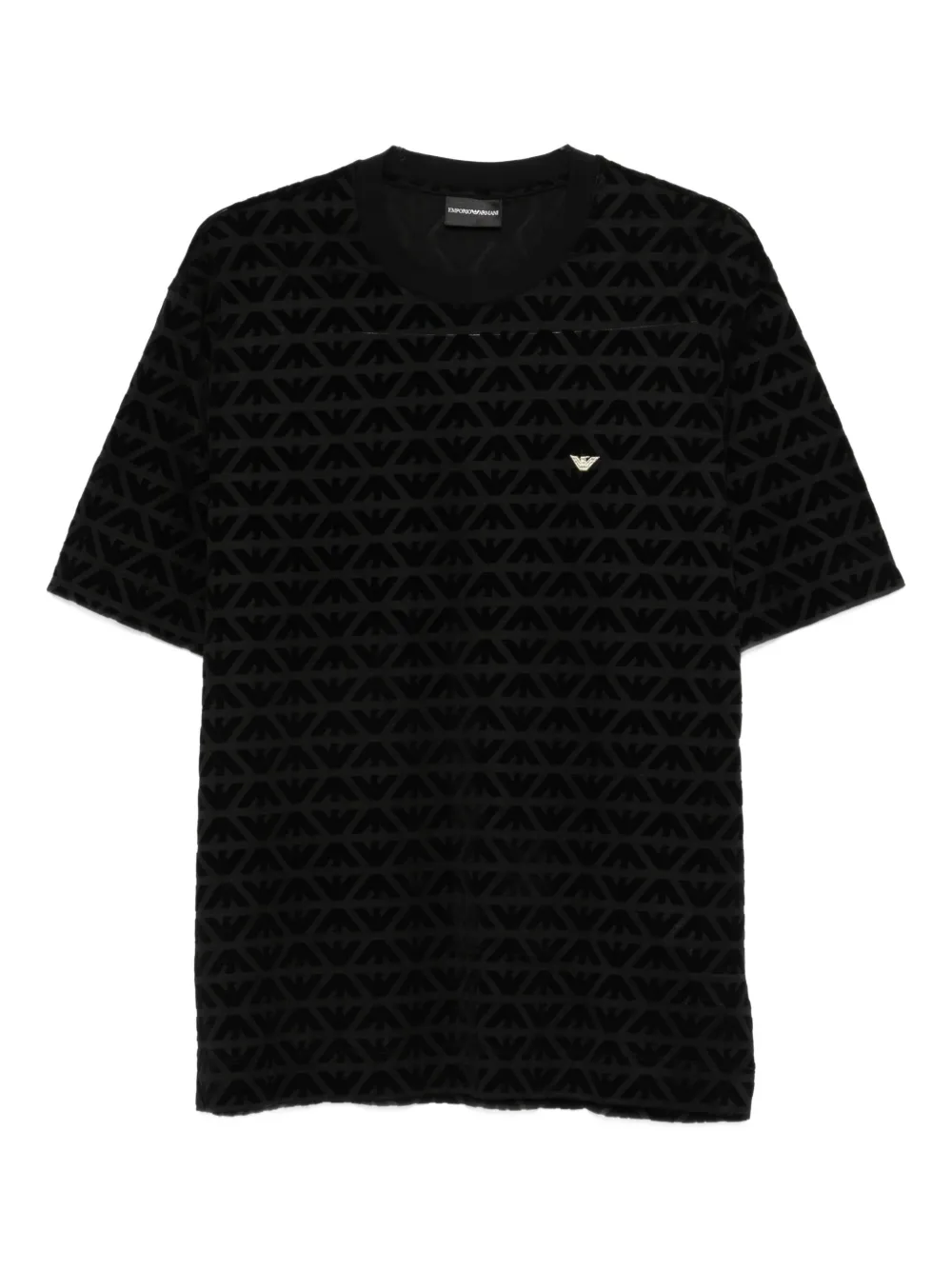 Emporio Armani playera con monograma | negro | Image 1