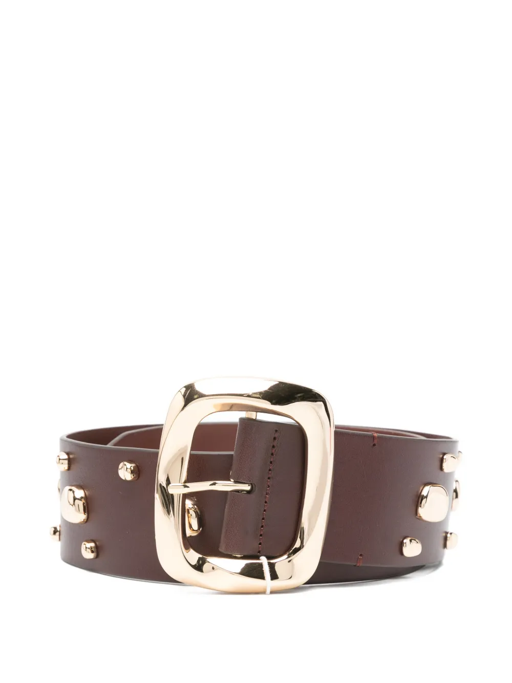 ZIMMERMANN Malley studded buckle belt - Marrone