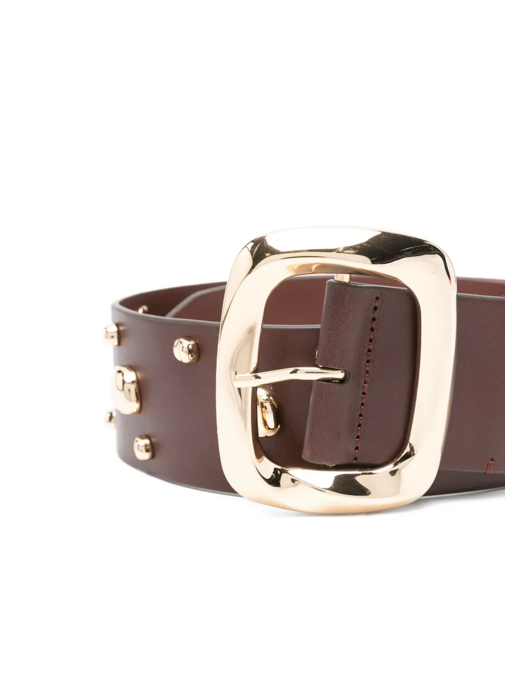  Zimmermann Malley Studded Buckle Belt - Brown 