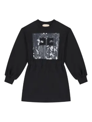 Elisabetta Franchi Kids ロゴ ワンピース | レッド | FARFETCH JP