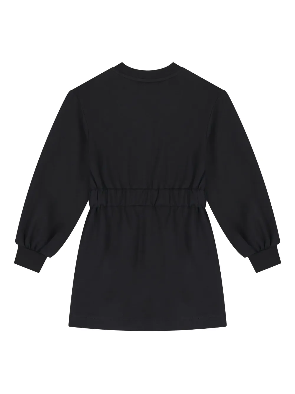 Elisabetta Franchi Kids Jurk verfraaid met logo Zwart