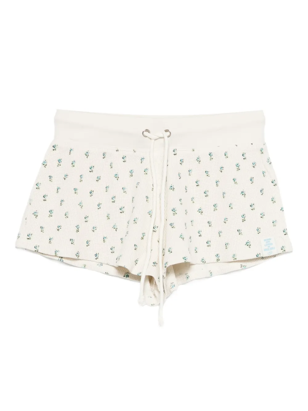 Frankies Bikinis Noah thermal floral-print shorts - Toni neutri