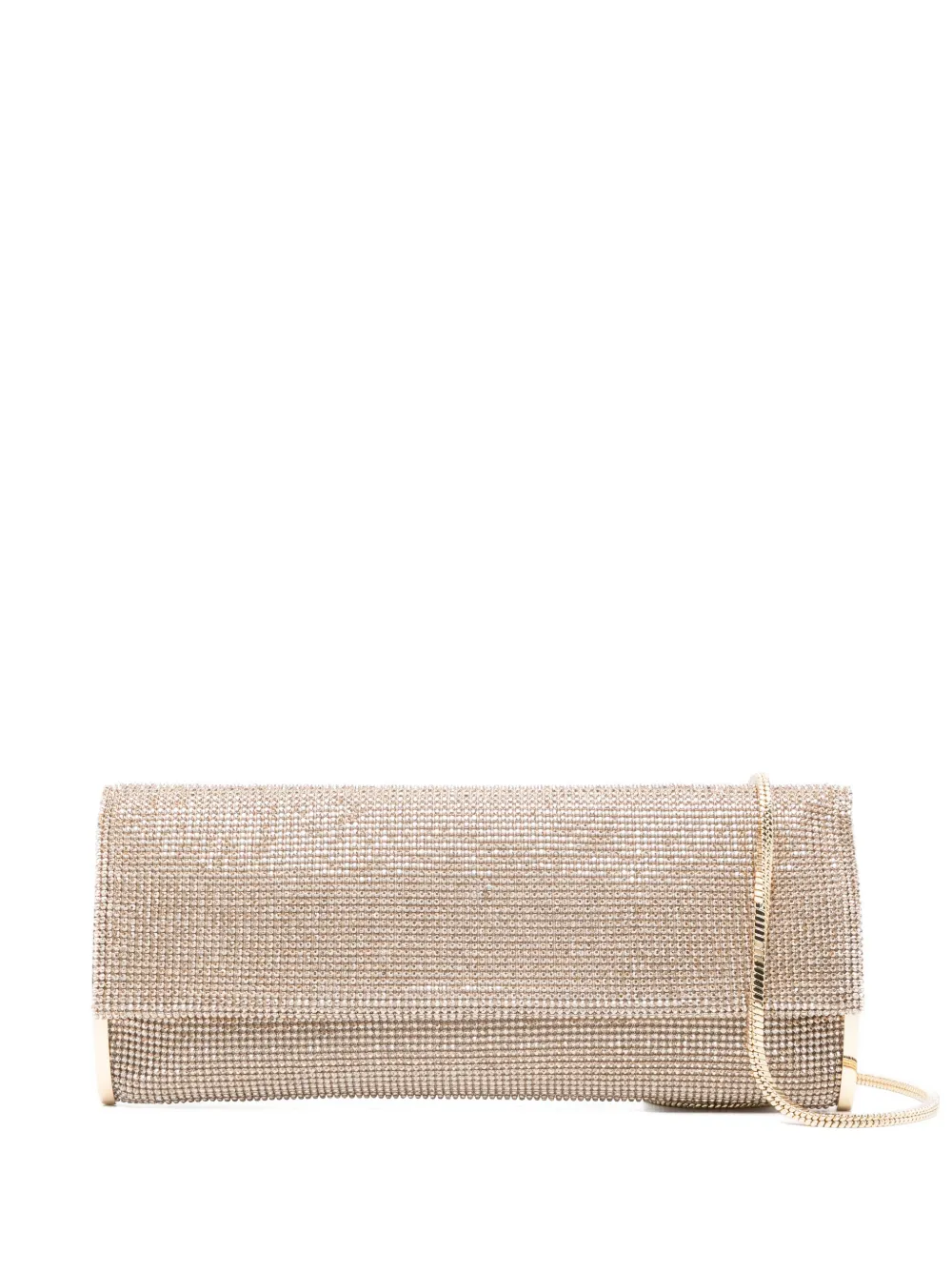 Benedetta Bruzziches Kate embellished chain clutch bag - Toni neutri