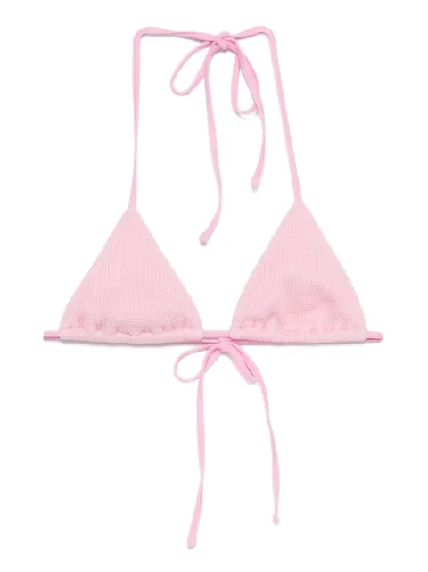 Frankies Bikinis Nick tie-detail bikini top