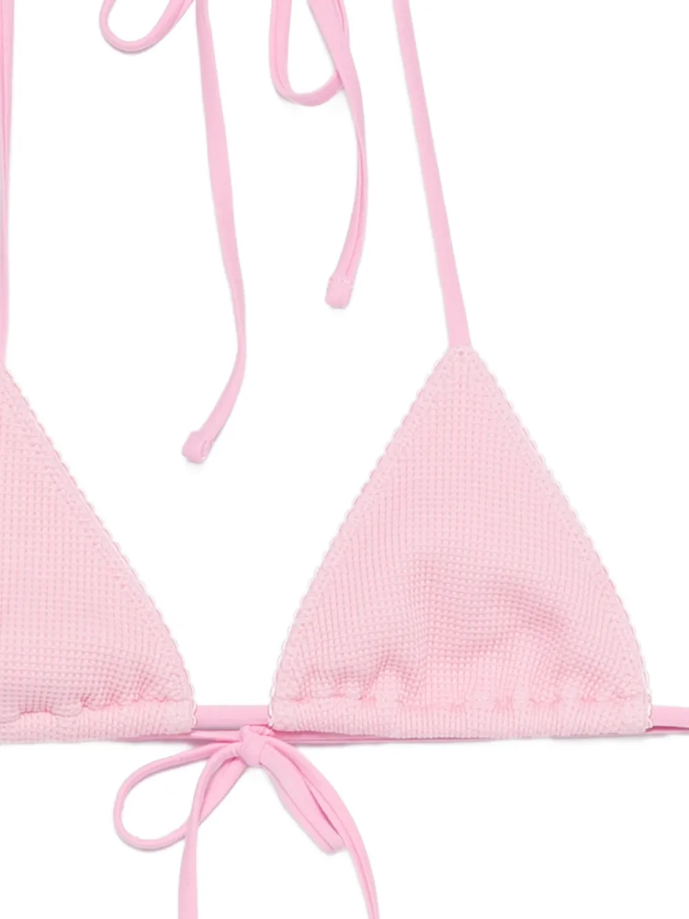 Frankies Bikinis Nick bikinitop met strikdetail Roze