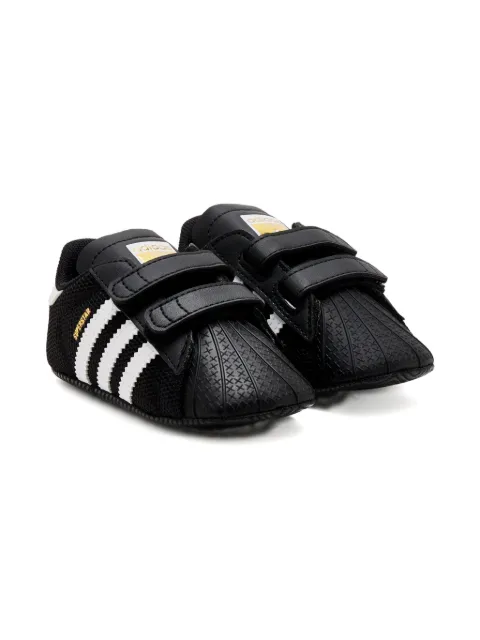 adidas Kids Superstar touch-strap pre-walkers