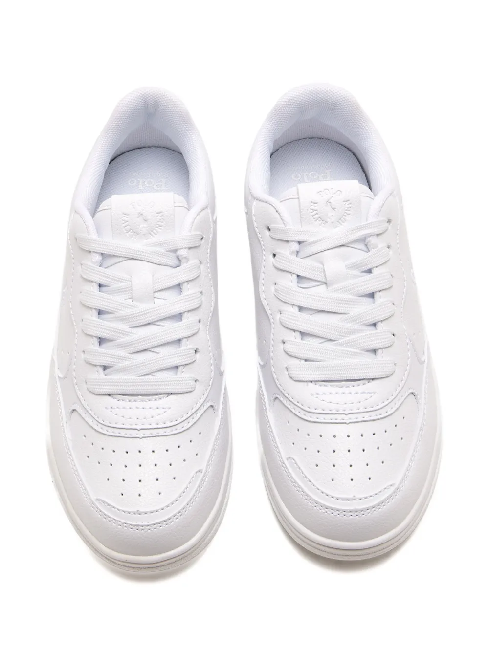 POLO RALPH LAUREN KIDS Sneakers met logo Wit