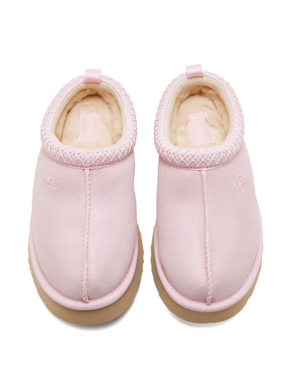 Ugg Tazz Dazzle Logo-embroidered Slippers In Pink