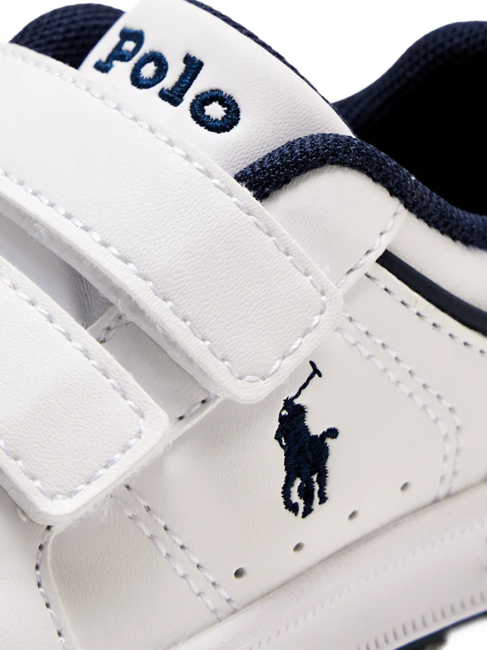 POLO RALPH LAUREN KIDS Sneakers met klittenband Wit