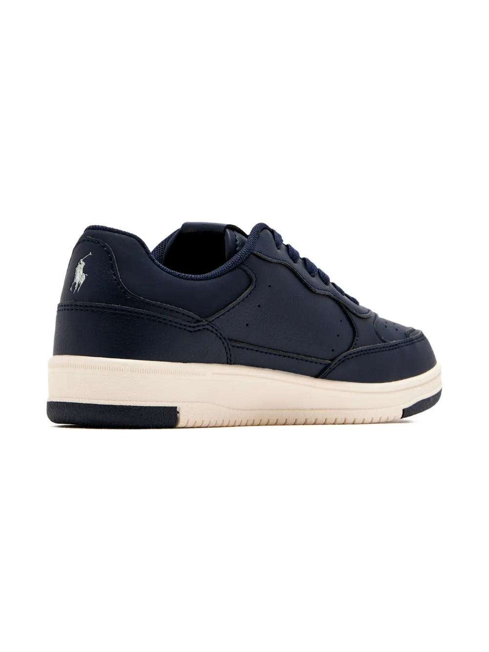 POLO RALPH LAUREN KIDS logo-detail lace-up sneakers - Blauw