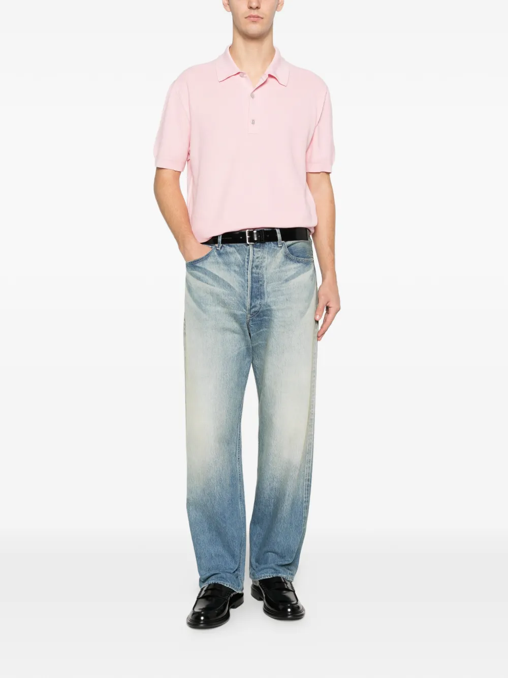 TOM FORD short-sleeve polo shirt - Roze