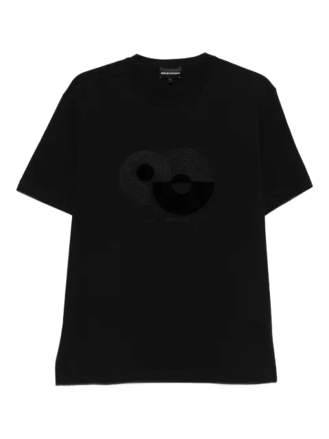Emporio Armani logo-embroidered T-shirt