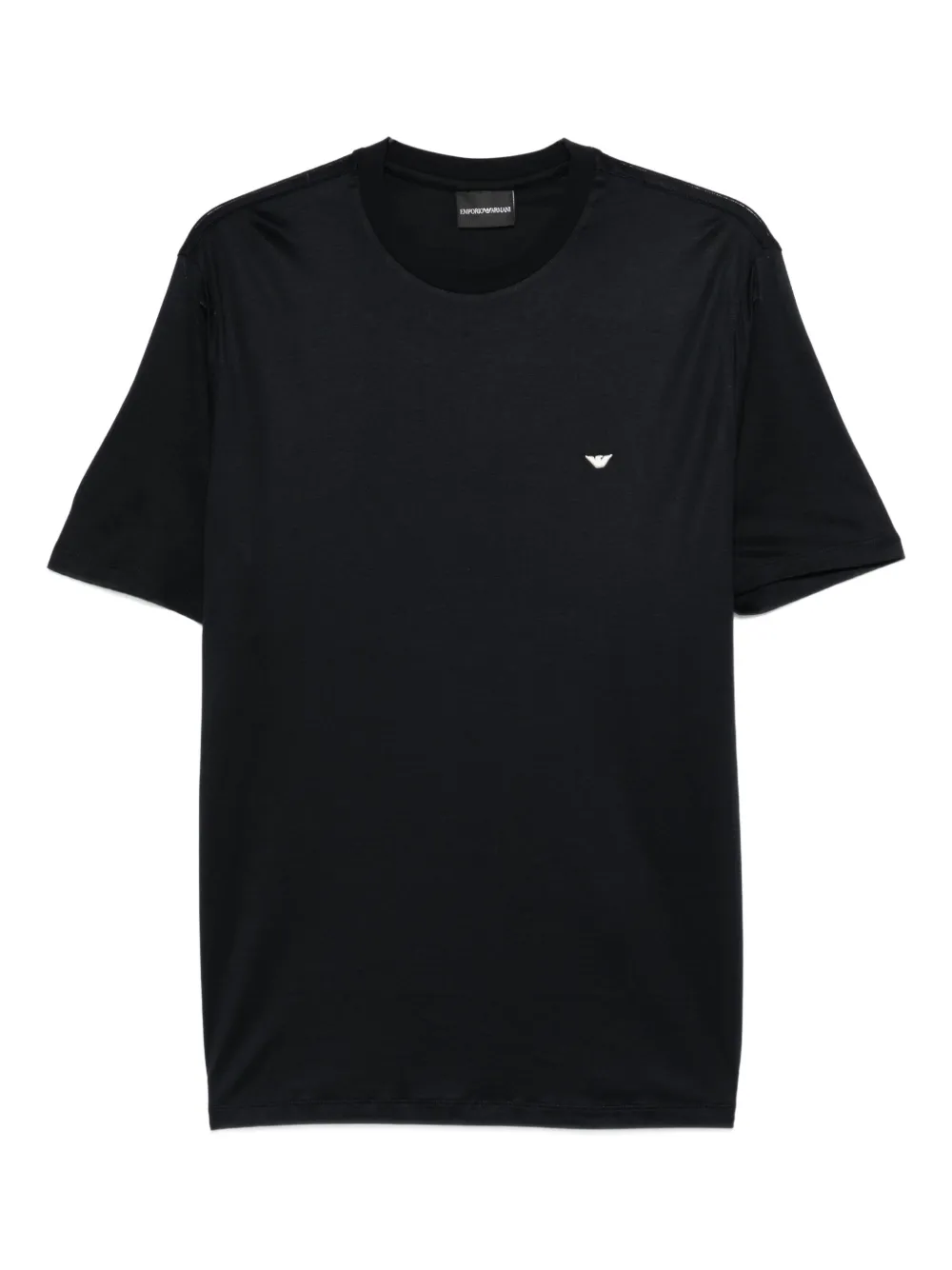 Emporio Armani logo-embroidered t-shirt - Verde