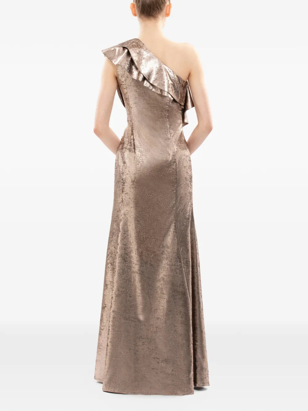 Saiid Kobeisy Asymmetrische maxi-jurk Bruin