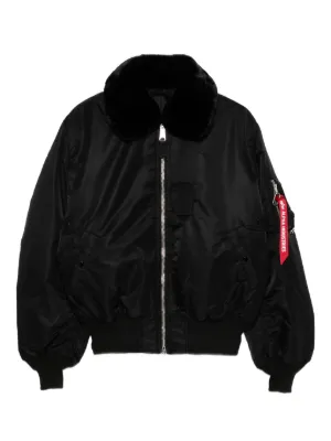 s*z様 最終値下げ no mass prod FUR BOMBER JACKE Mastermind Japan x VANSON Bones Sleeveless Jacket | Black | FARFETCH