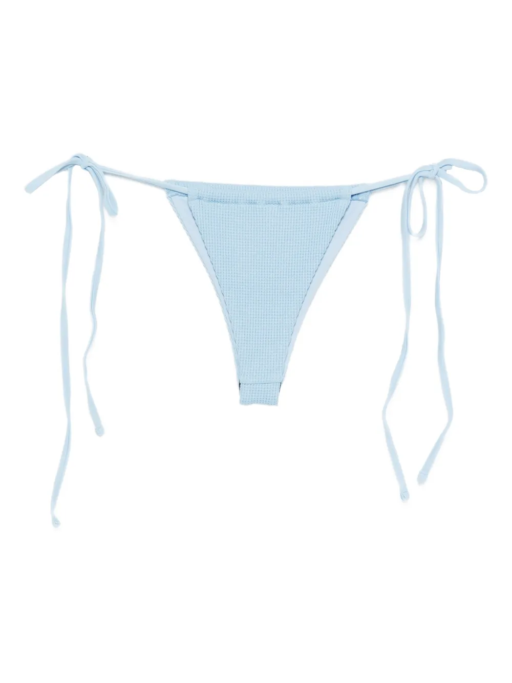 Frankies Bikinis Tia tie-detail bikini bottom - Blu