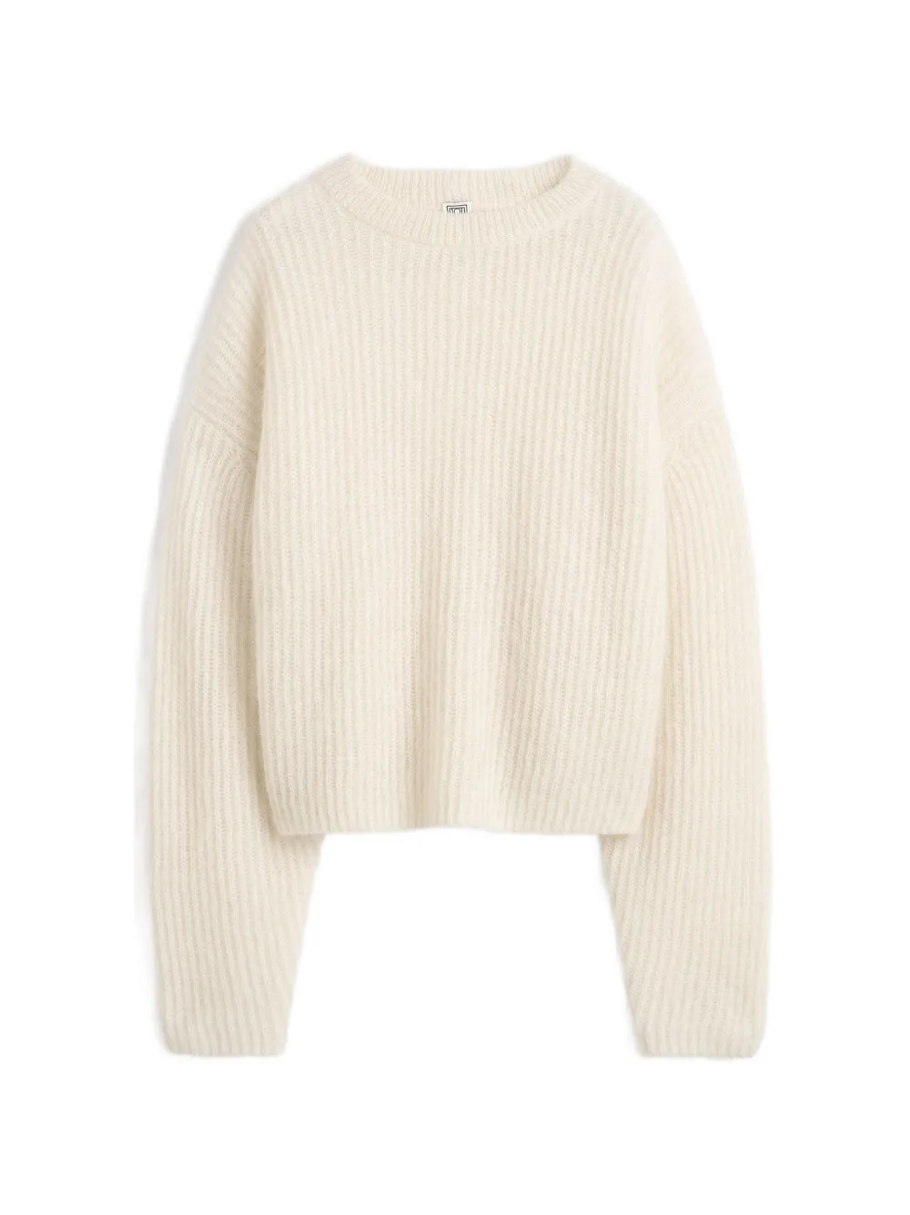 TOTEME Geribbelde sweater Beige