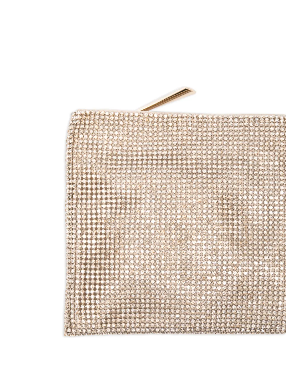 Benedetta Bruzziches Your Best Friend La Petite Embellished Chain Clutch Bag In Gold