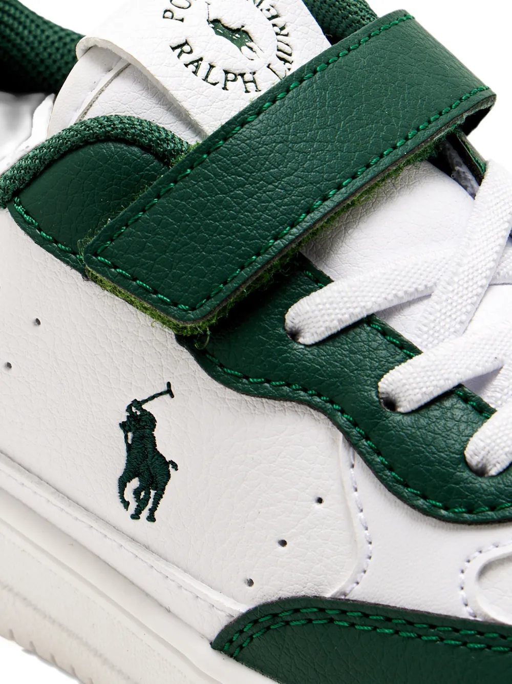 POLO RALPH LAUREN KIDS Sneakers met logo Wit