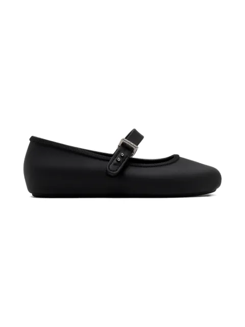 Mini Melissa buckle touch-strap ballerinas