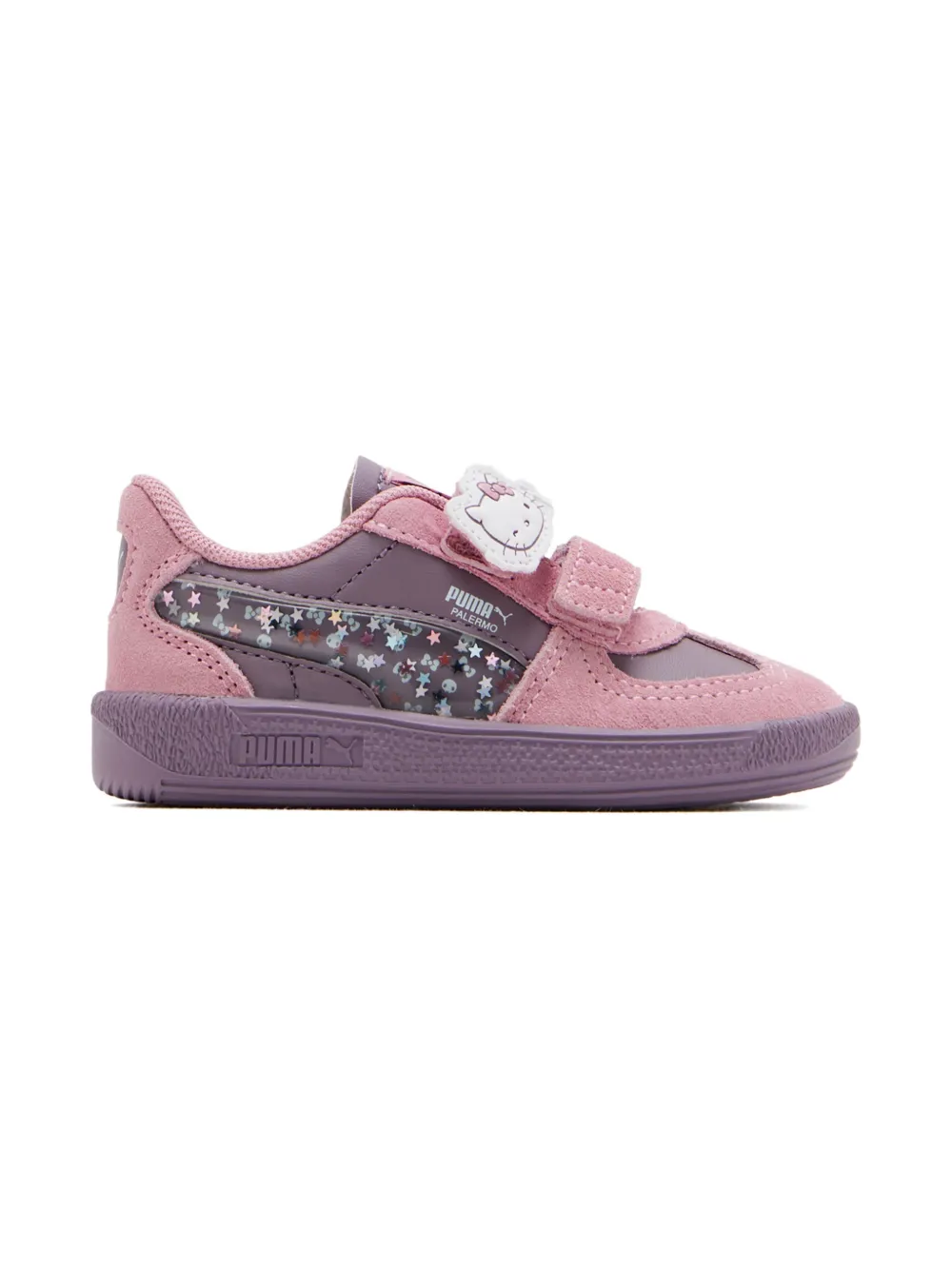Puma Kids x Hello Kitty Palermo sneakers met klittenband Roze