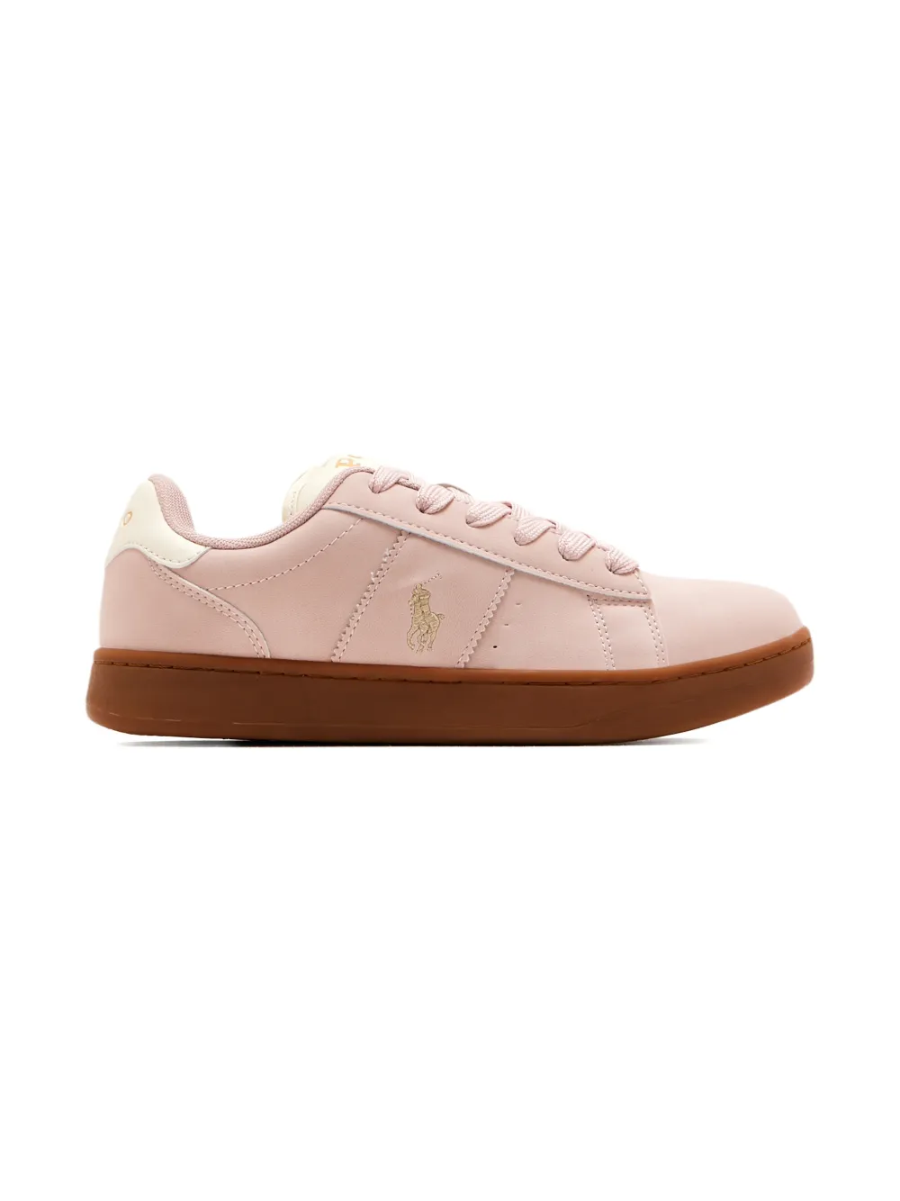 POLO RALPH LAUREN KIDS Knollan logo-detail sneakers Roze