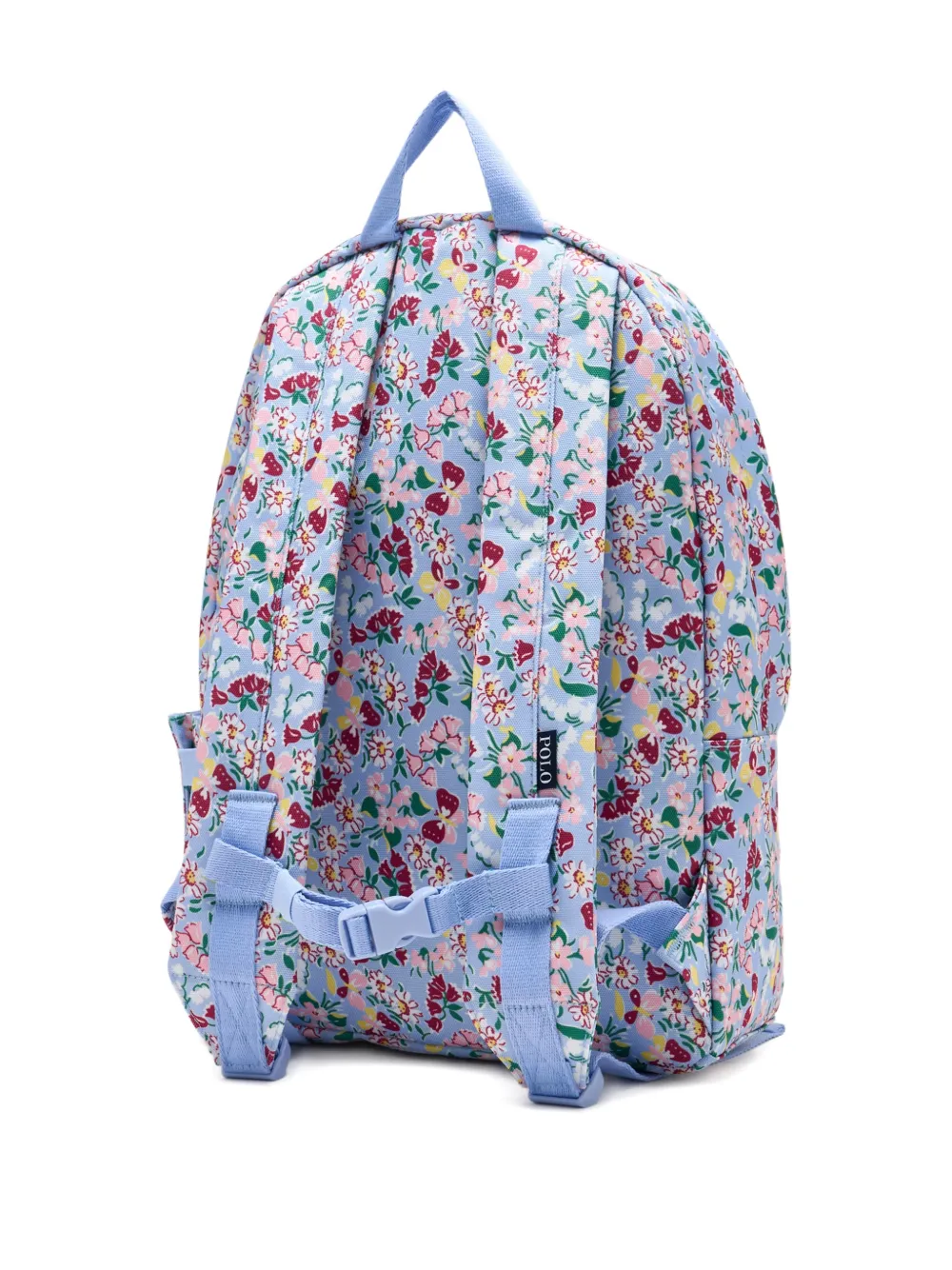 POLO RALPH LAUREN KIDS floral-print backpack - Blauw