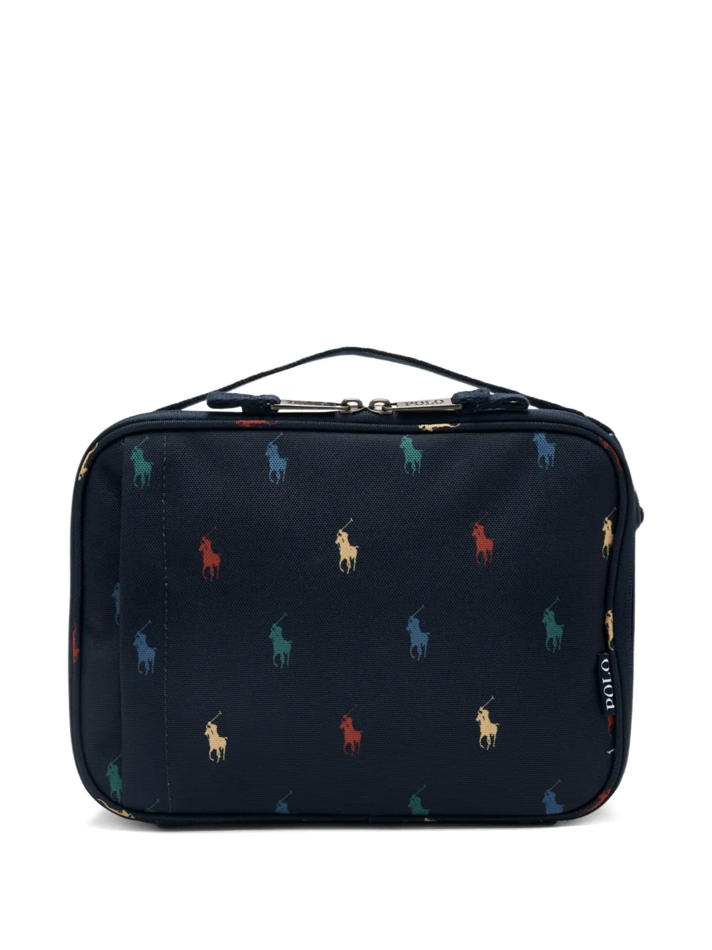 POLO RALPH LAUREN KIDS polo pony-print bag - Blu