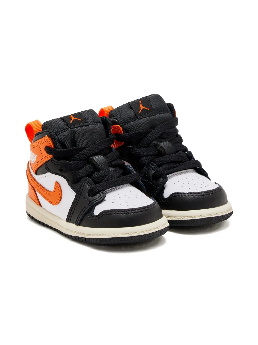 Nike Kids high-top lace-up sneakers - Nero