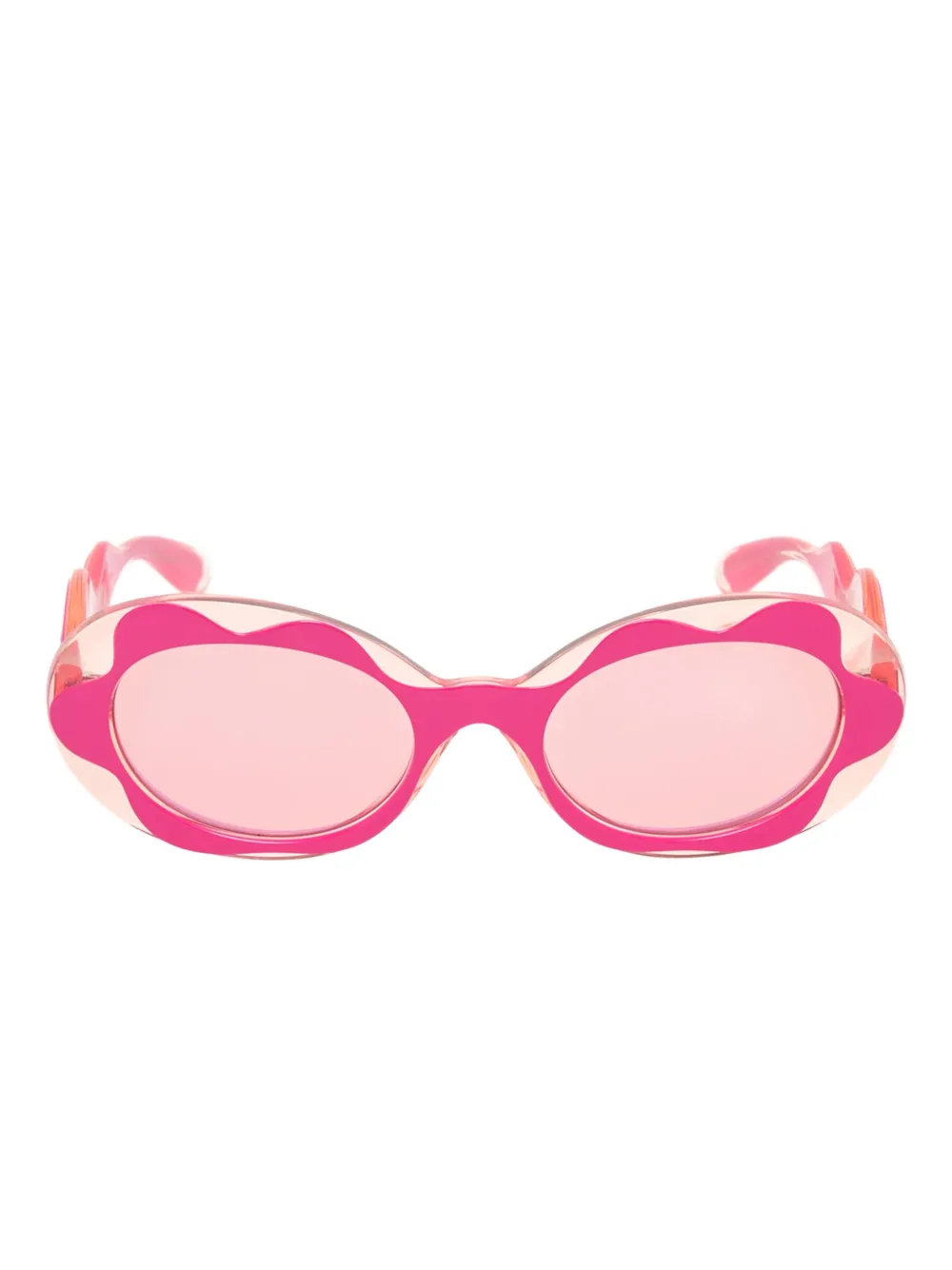 Dolce & Gabbana Eyewear Occhiali da sole a fiori - Rosa