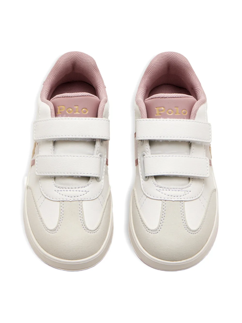 POLO RALPH LAUREN KIDS touch-strap logo-detail sneakers Wit