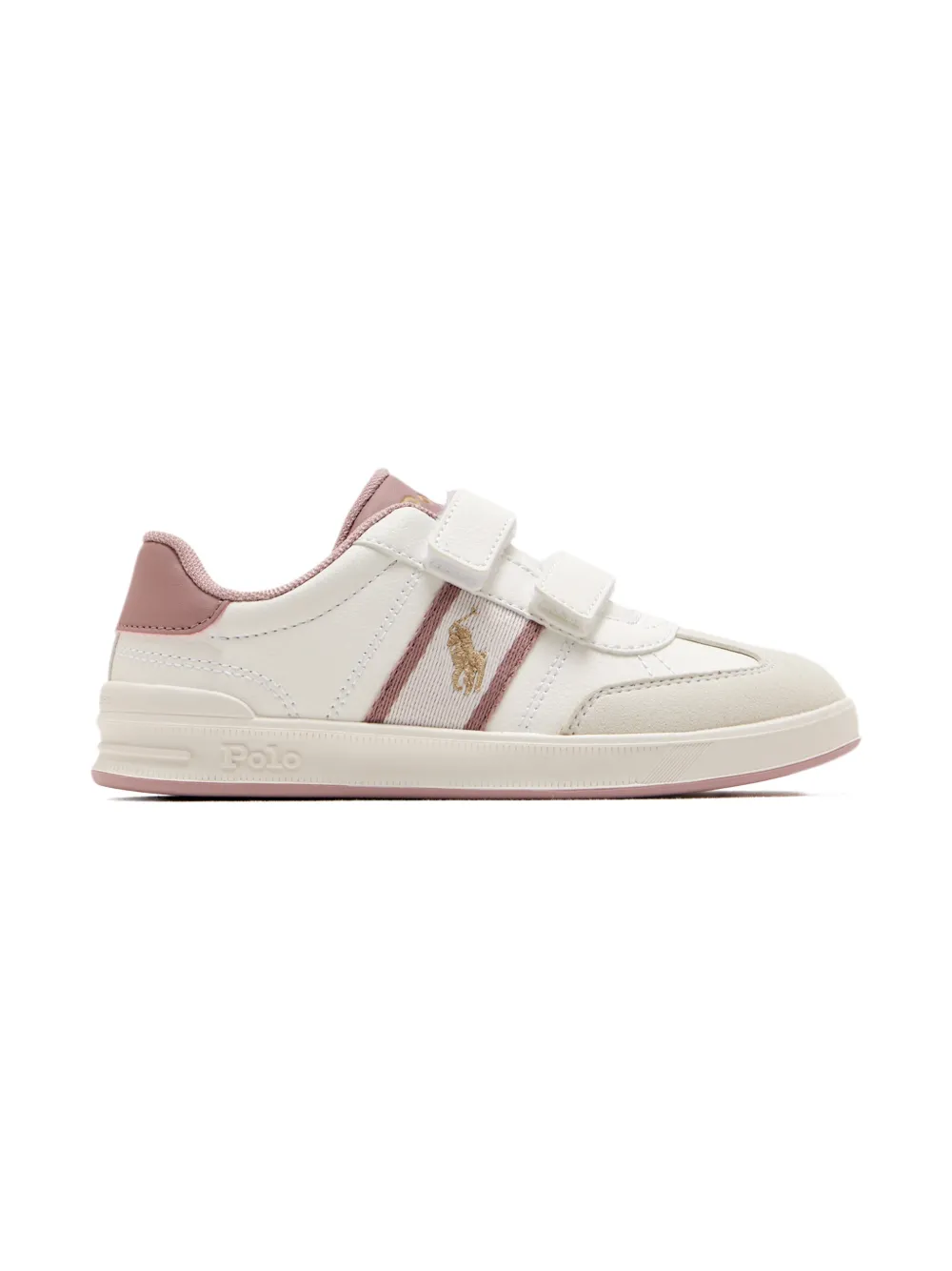 POLO RALPH LAUREN KIDS touch-strap logo-detail sneakers Wit