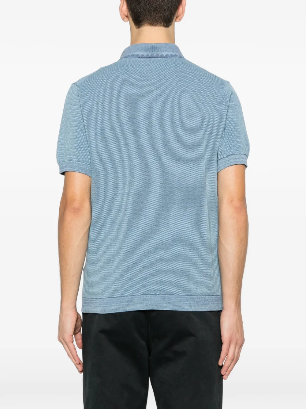 ETRO Poloshirt met textuur Blauw