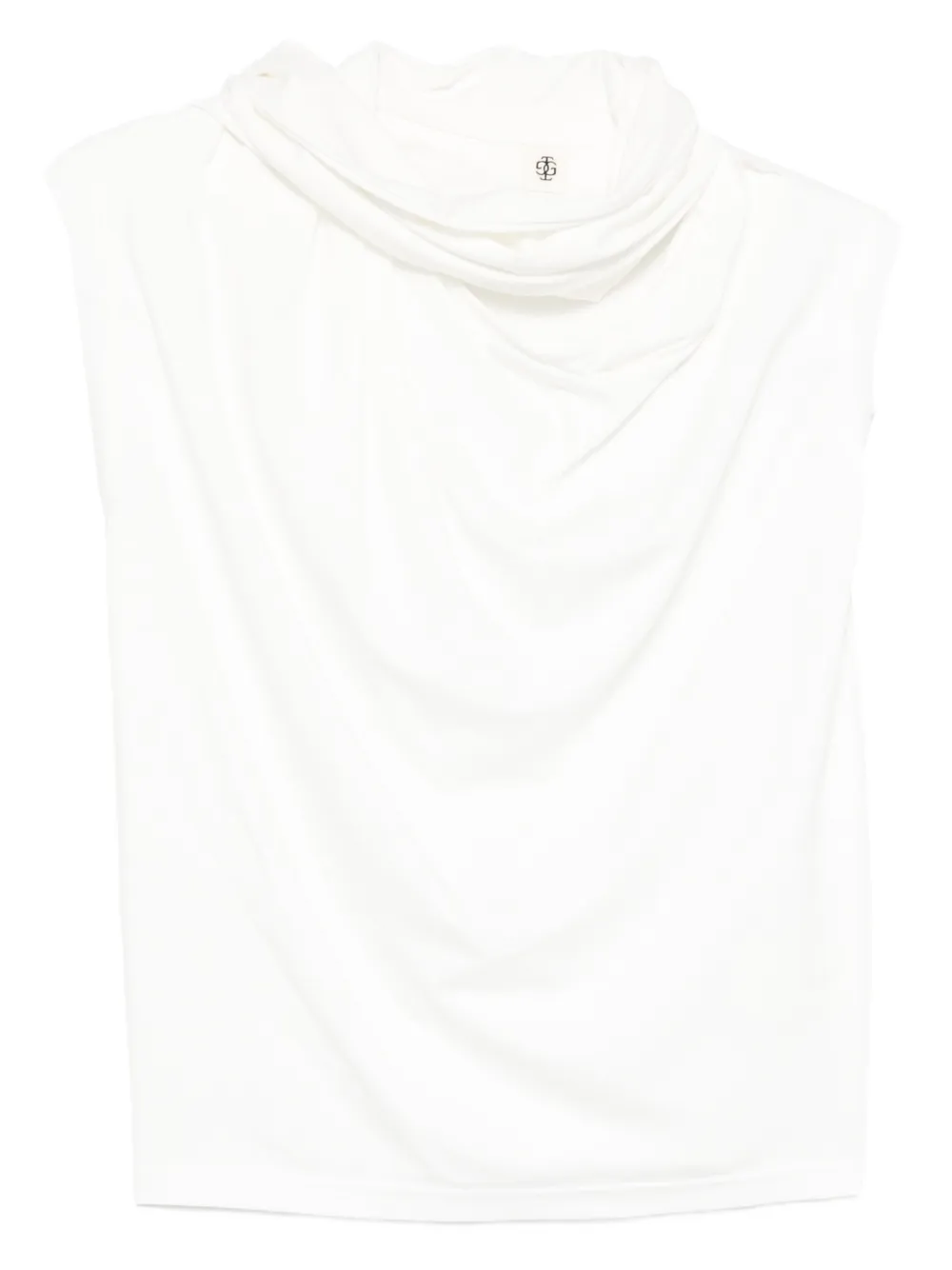 The Garment Scarf Sleeveless Top In White