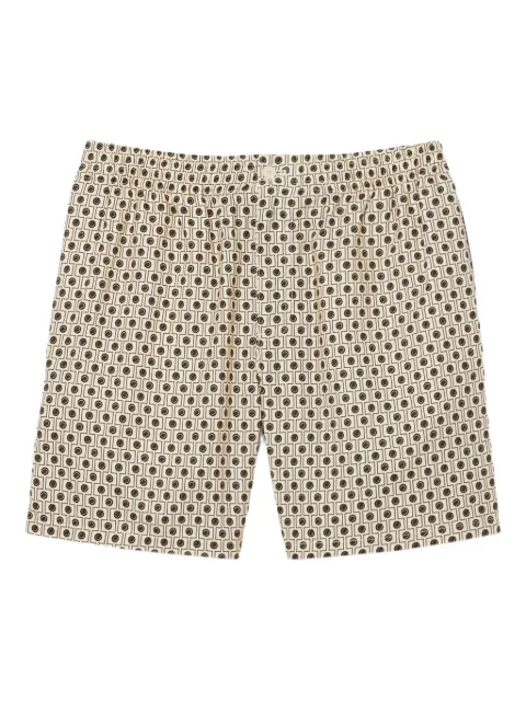 Lacoste geometric-print shorts