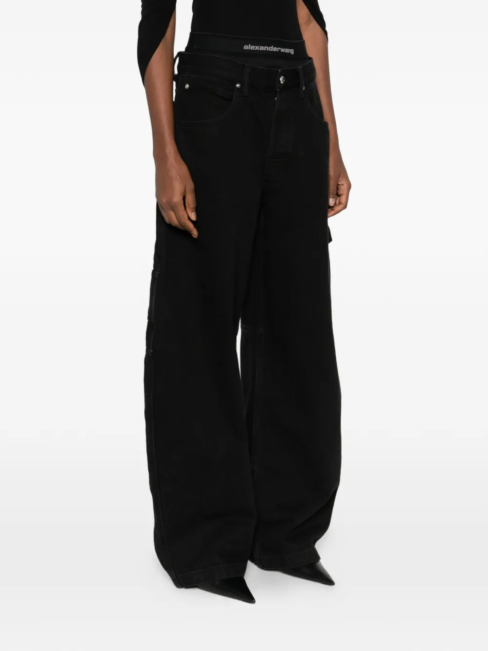  Alexander Wang Five-pocket Black Jeans 