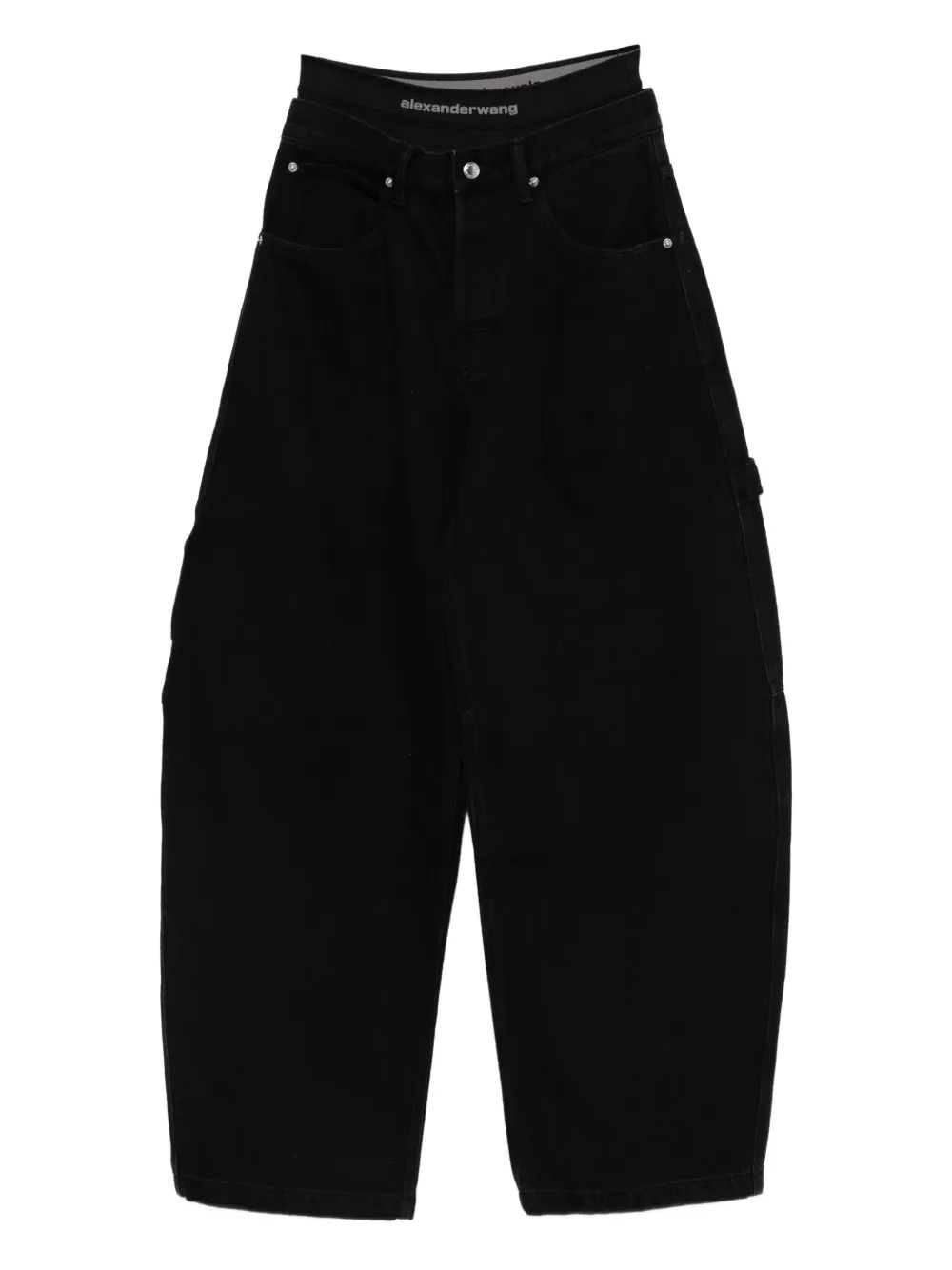 Alexander Wang five-pocket black jeans - Nero