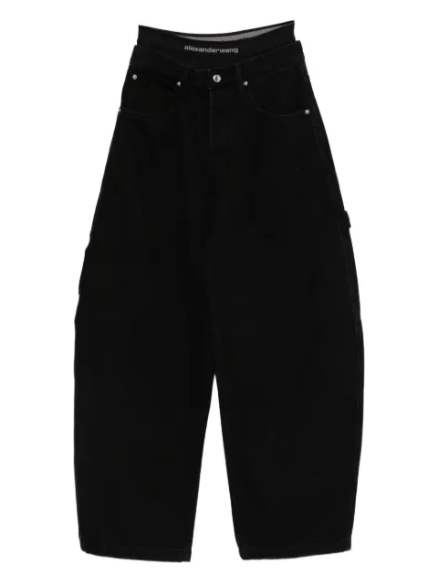 Alexander Wang five-pocket black jeans