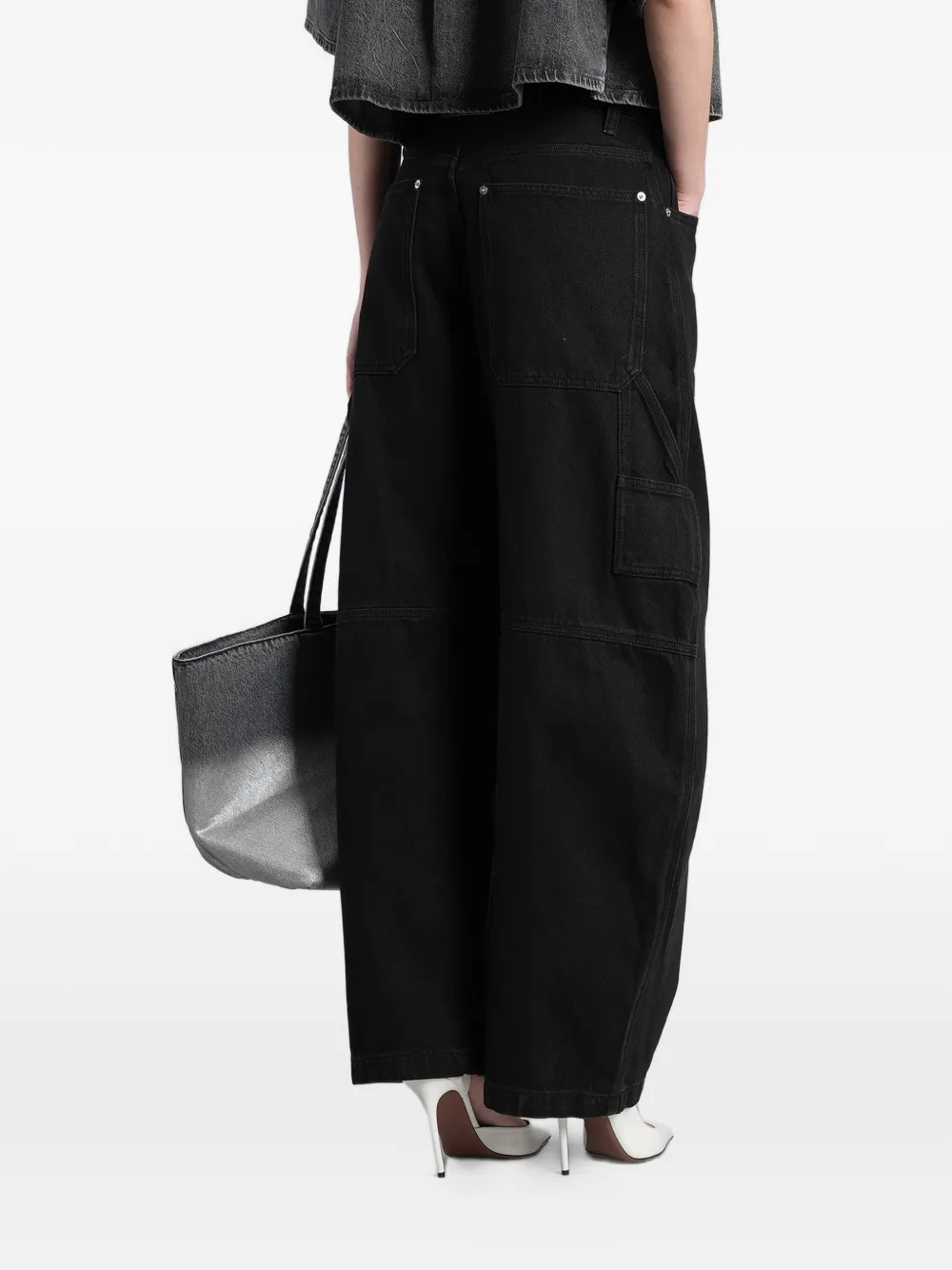 Alexander Wang Jeans met vijf zakken Zwart