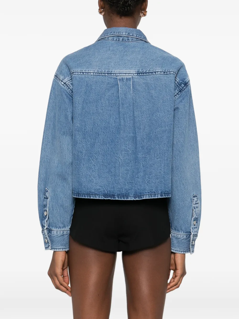 Alexander Wang Overhemd met zak met knopen Blauw