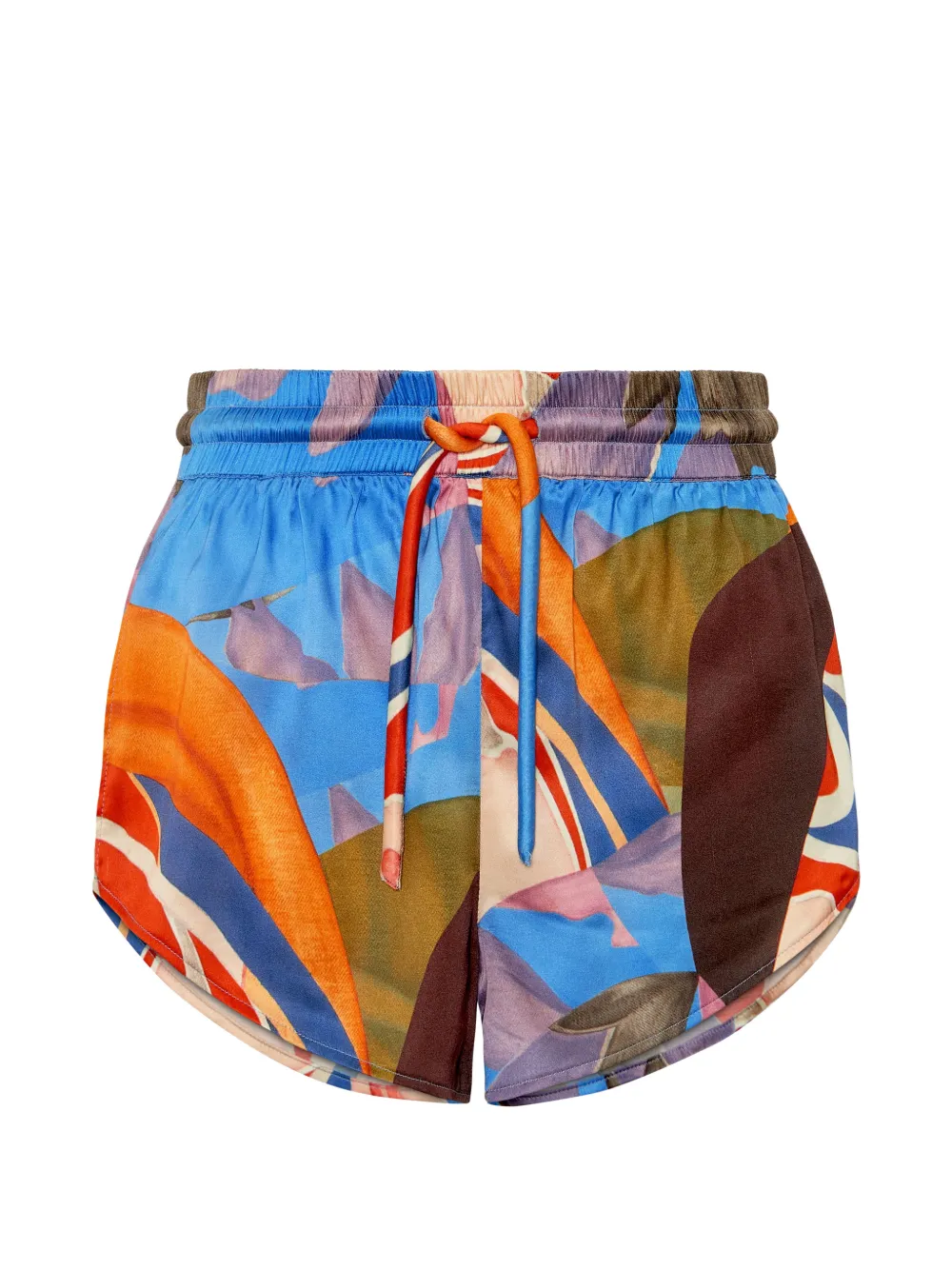 Donde Esteban Palenque Flores shorts - Blu