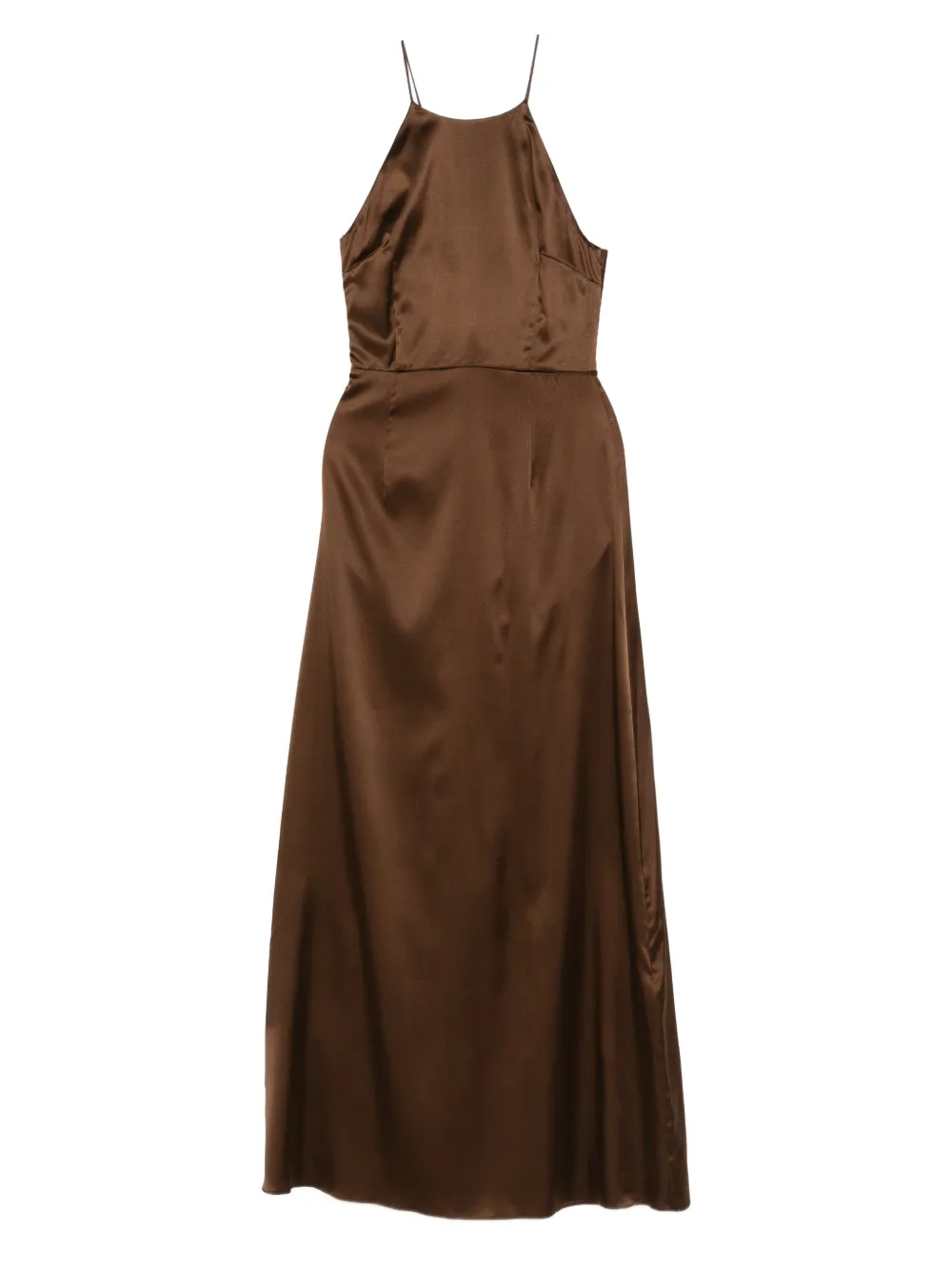 The Garment Cata Tie-detail Maxi Dress In Brown